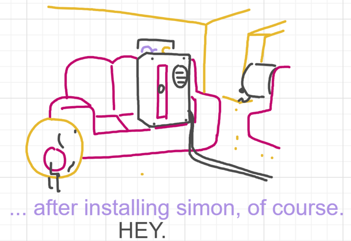 A panel from I've Been Everywhere, Man, episode nine of the Board Boards object show by Furretwalk/WalkingFurret.